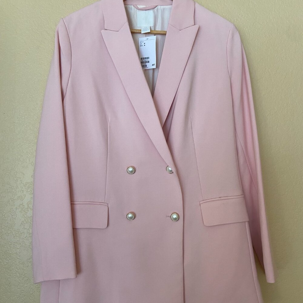 Light Pink H&M Oversized Blazer